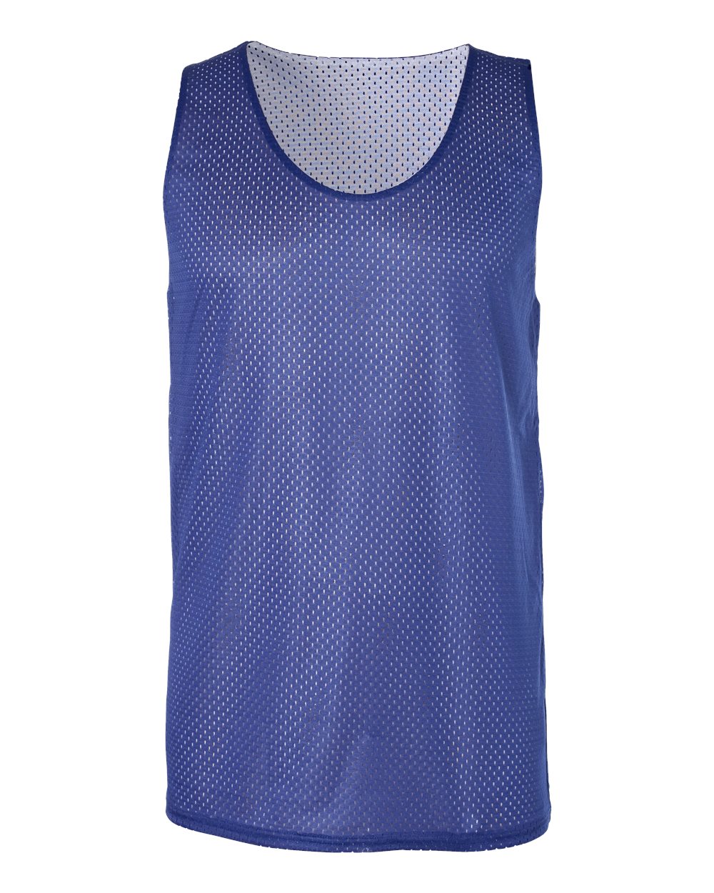 Badger 8529 Men's Pro Mesh Reversible Tank Top in Royal/ White