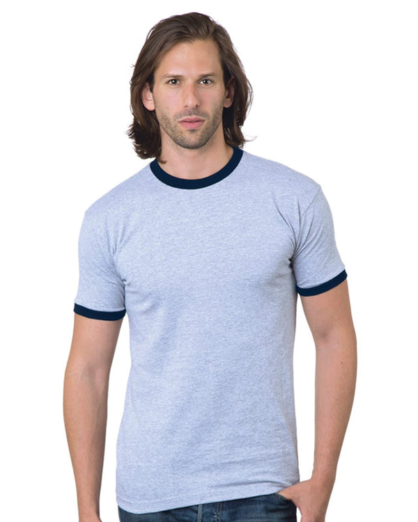 Bayside 1800 Unisex USA-Made Ringer T-Shirt