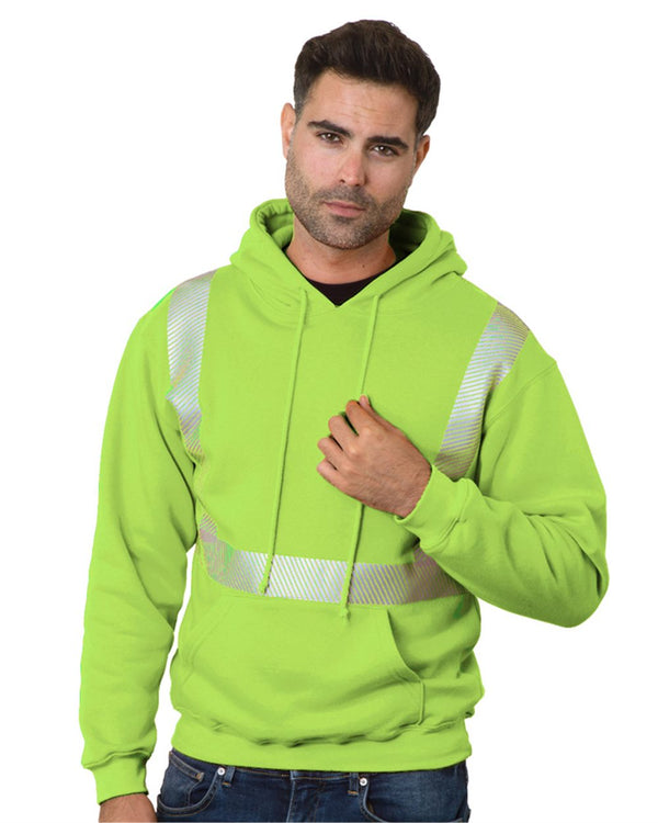 Bayside 3739 Unisex USA-Made High Visibility Hooded Sweatshirt
