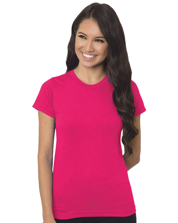 Bayside 4990 Junior's USA-Made Fine Jersey T-Shirt
