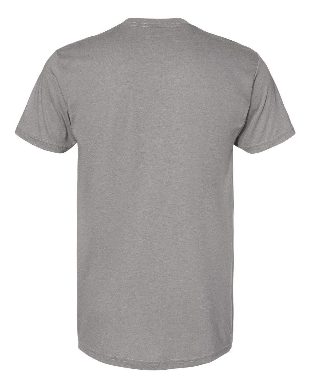 Bayside 5710 Unisex USA-Made Triblend T-Shirt in Tri Asphalt, back