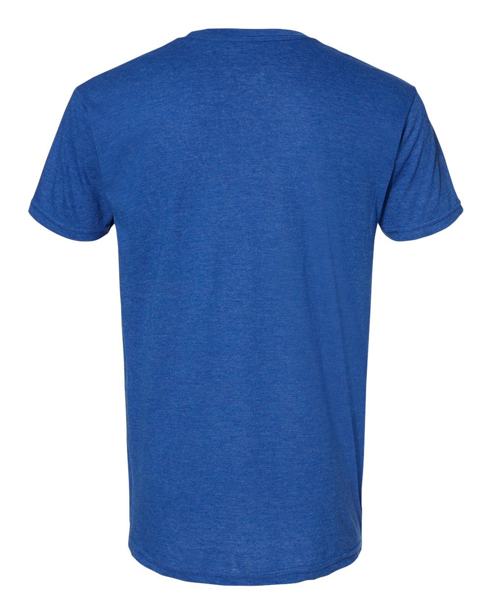 Bayside 5710 Unisex USA-Made Triblend T-Shirt in Tri Royal Blue, back