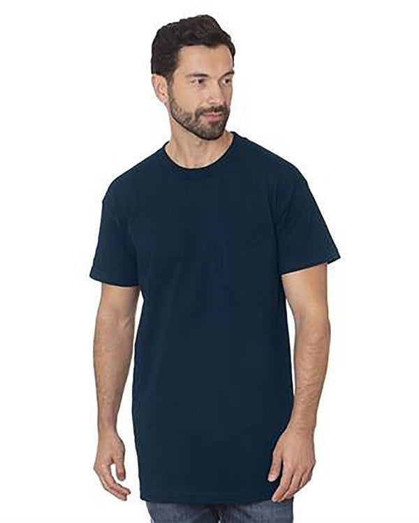 Bayside 7200T Unisex Tall USA Made Pocket T-Shirt