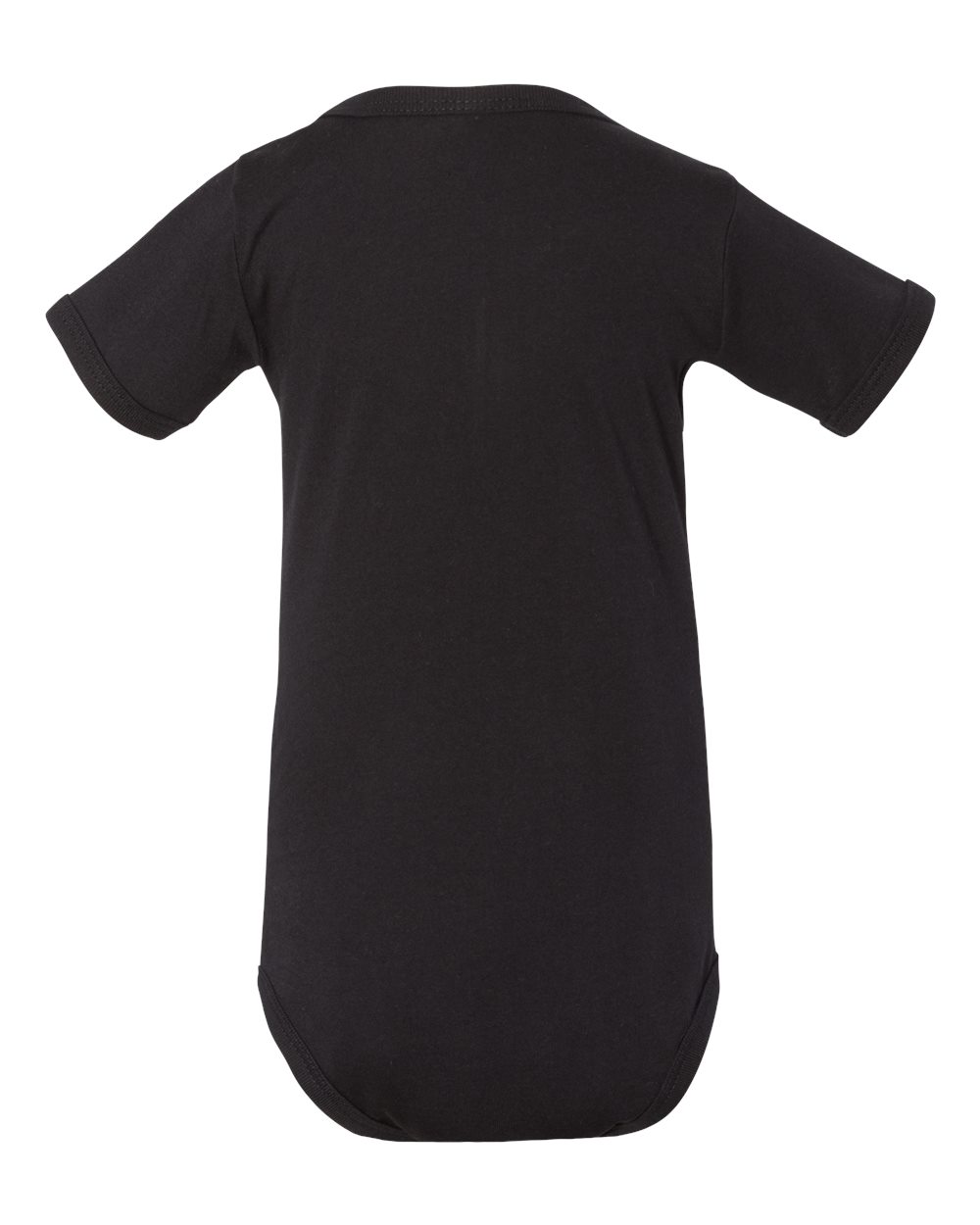 BELLA + CANVAS 100B Infant Jersey One Piece in Black, back