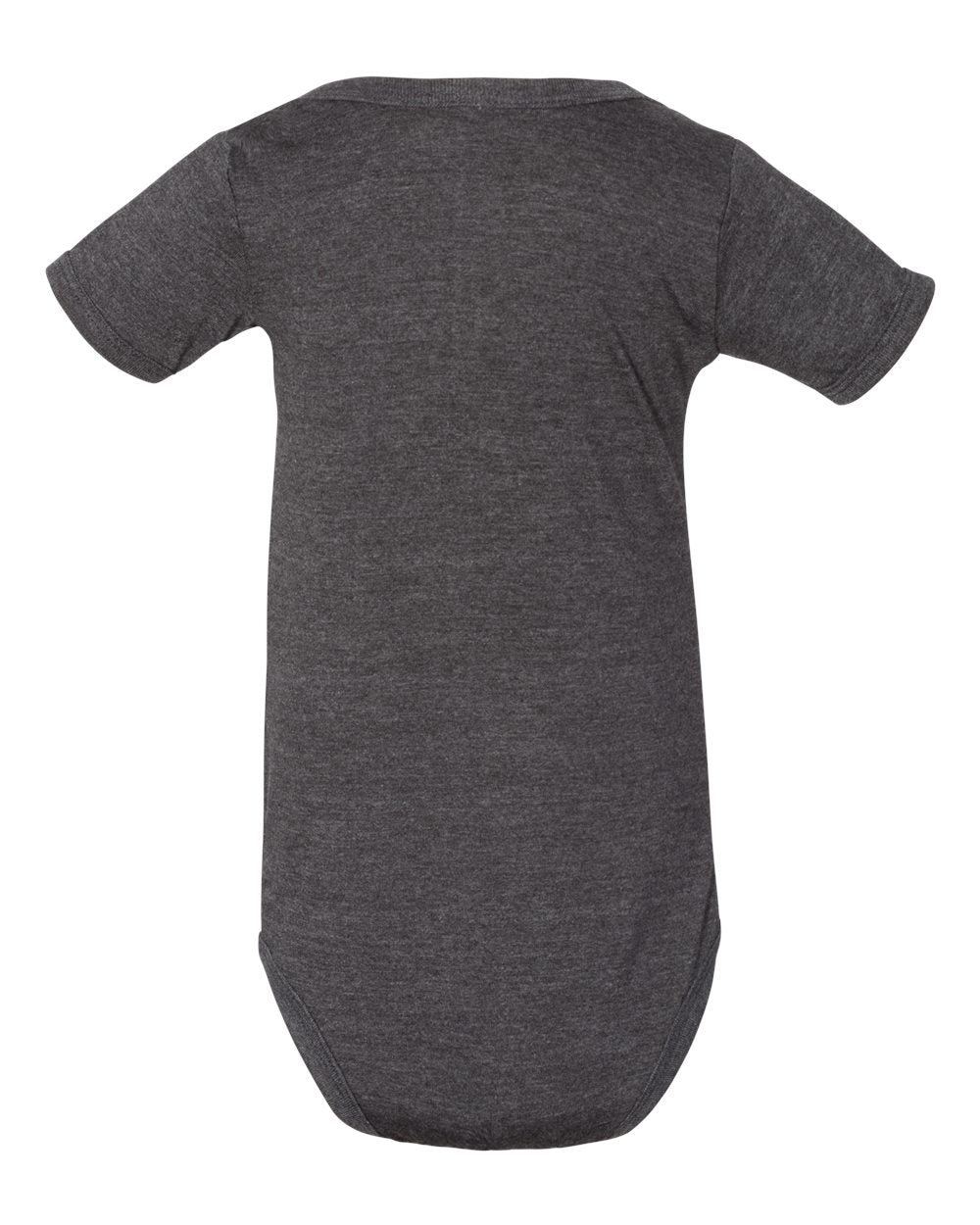 BELLA + CANVAS 100B Infant Jersey One Piece in Dark Grey Heather, back