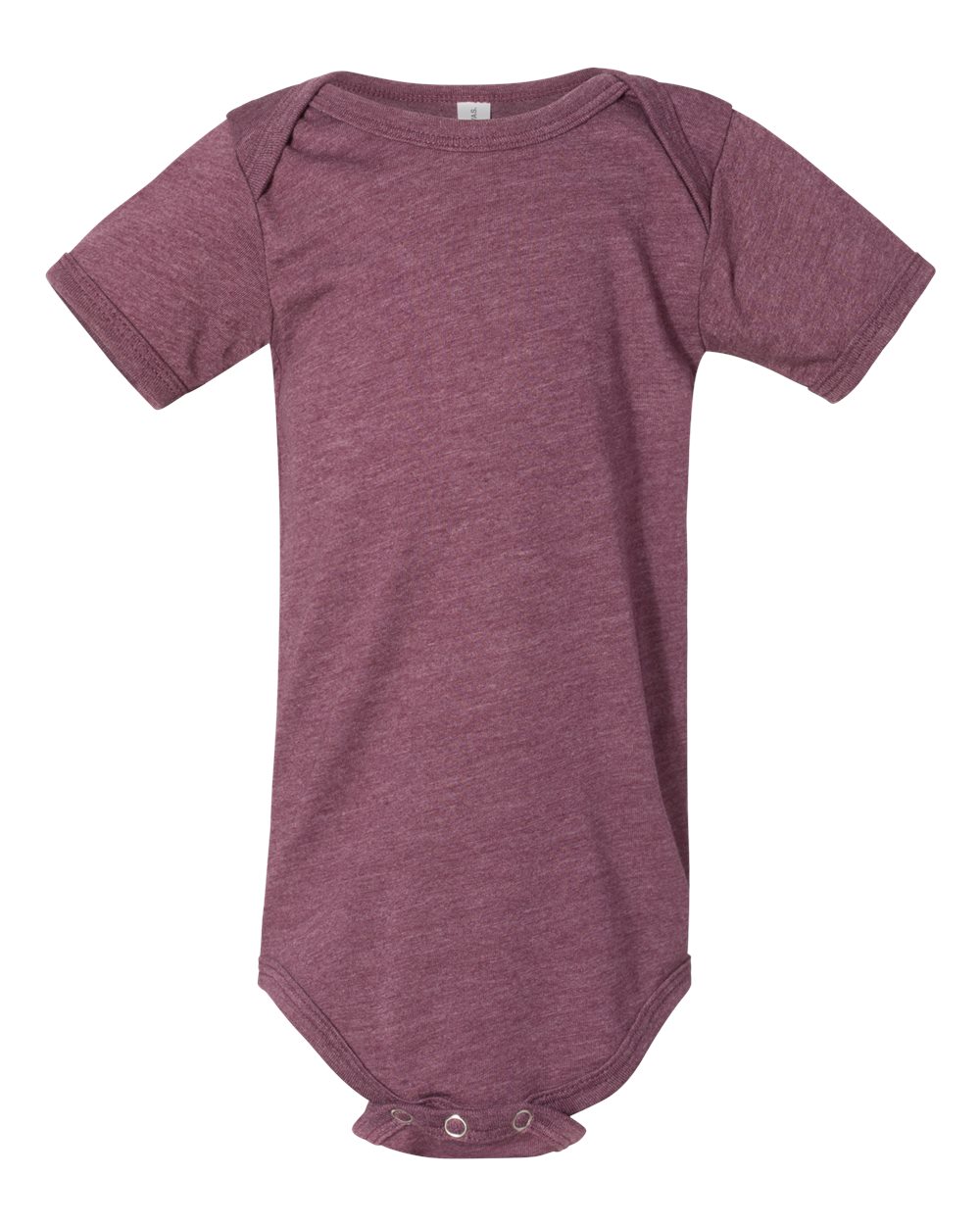 BELLA + CANVAS 100B Infant Jersey One Piece in Heather Maroon