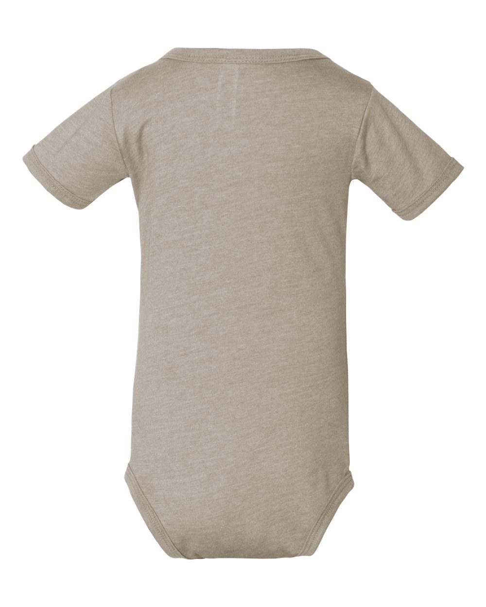 BELLA + CANVAS 100B Infant Jersey One Piece in Heather Stone, back