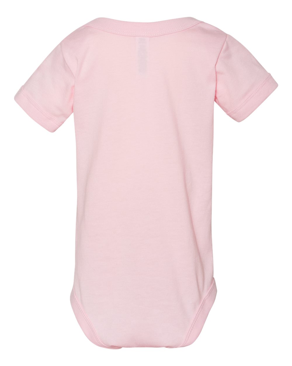 BELLA + CANVAS 100B Infant Jersey One Piece in Pink, back