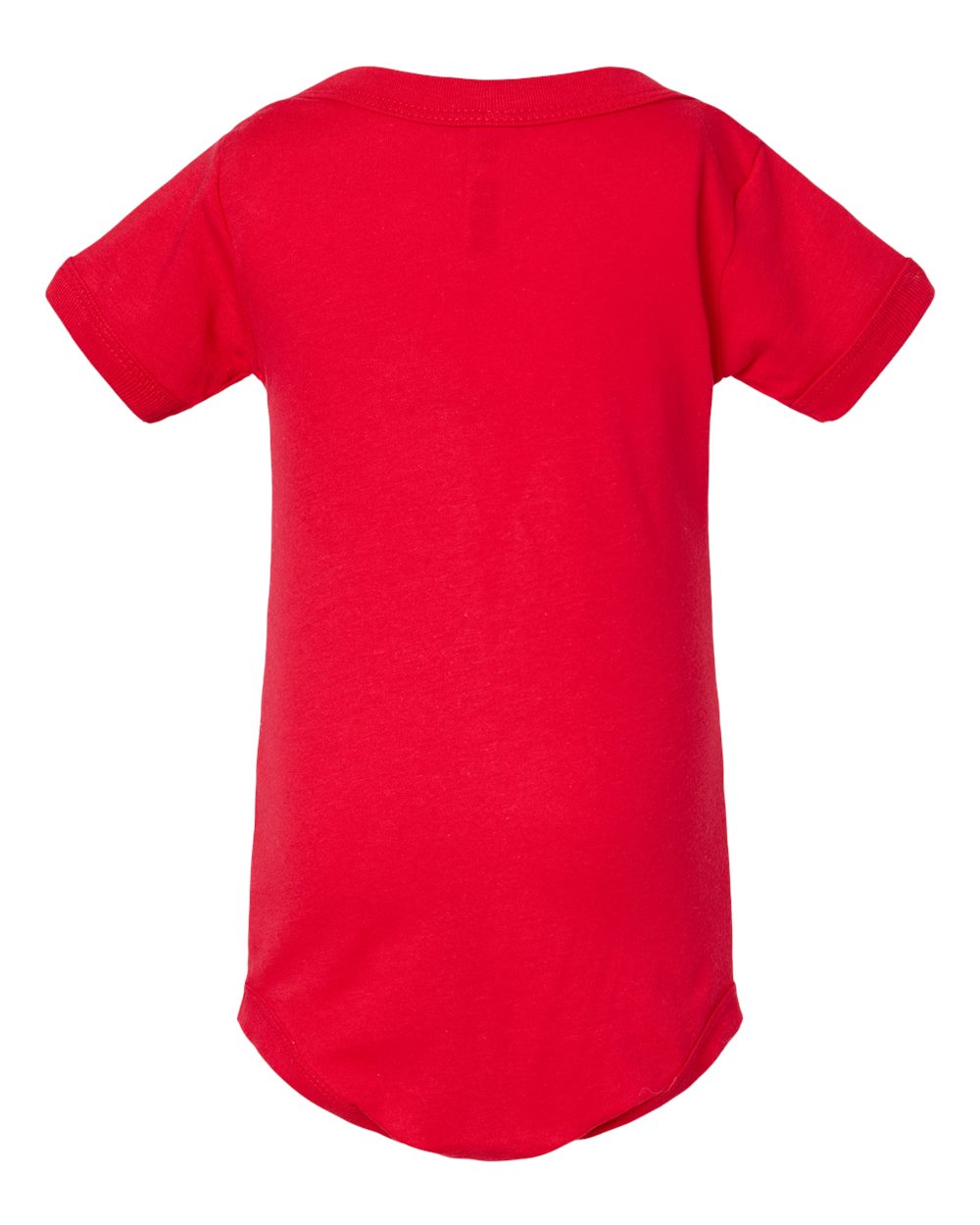 BELLA + CANVAS 100B Infant Jersey One Piece in Red, back