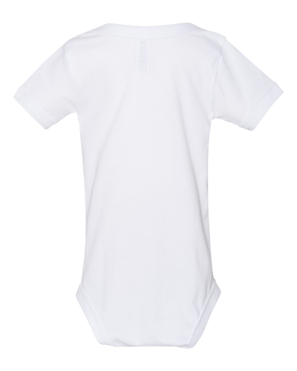 BELLA + CANVAS 100B Infant Jersey One Piece in White, back
