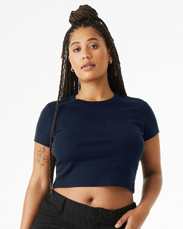 BELLA + CANVAS 1010 Women's Micro Rib Baby Tee