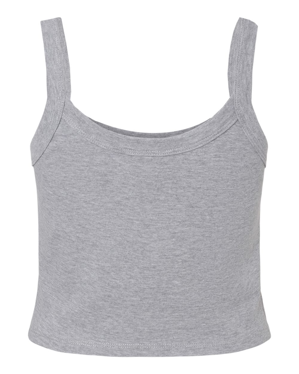 BELLA + CANVAS 1012 Women's Micro Rib Spaghetti Strap Tank in Athletic Heather, back