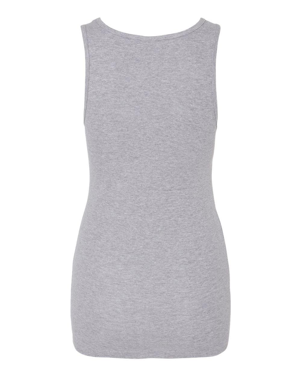 BELLA + CANVAS 1081 Women's Micro Rib Tank in Athletic Heather, back