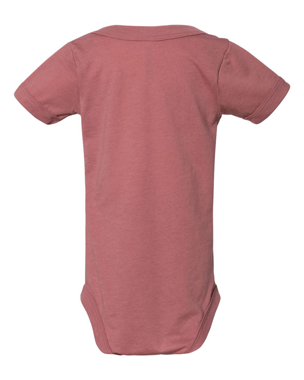 BELLA + CANVAS 134B Infant Triblend One Piece in Mauve Triblend, back