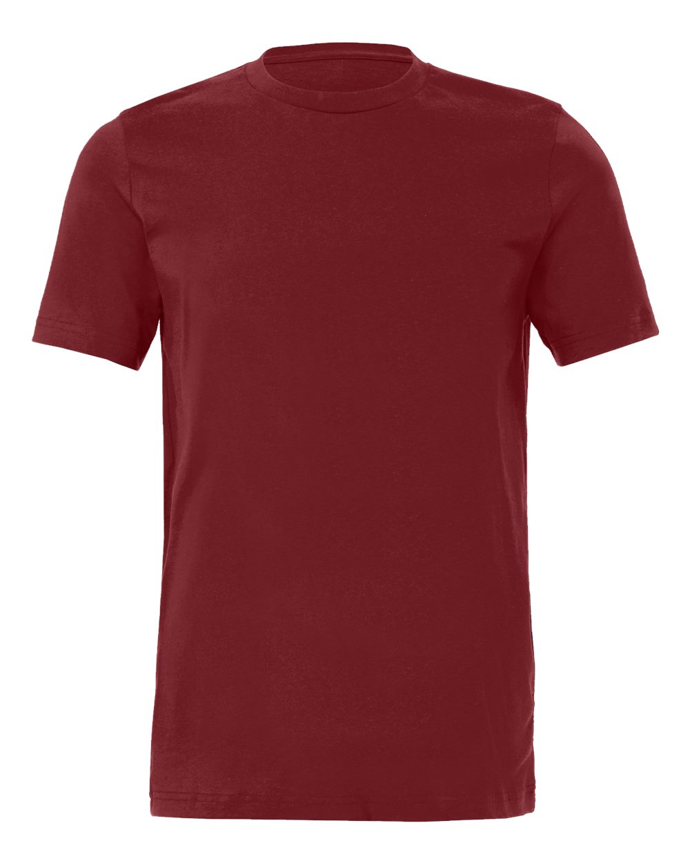 BELLA + CANVAS 3001 Jersey Tee in Cardinal