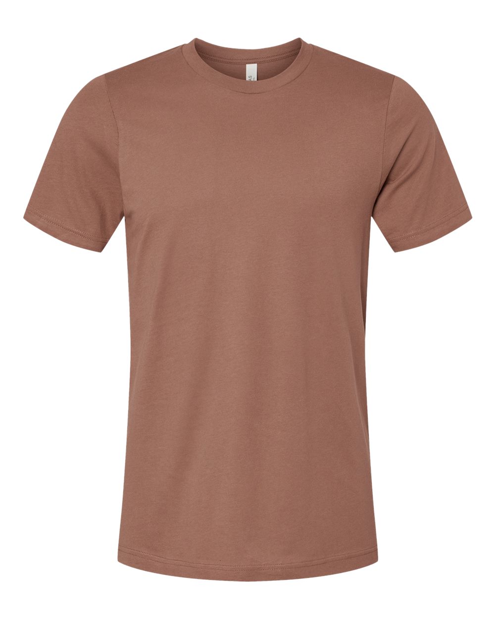 BELLA + CANVAS 3001 Jersey Tee in Chestnut