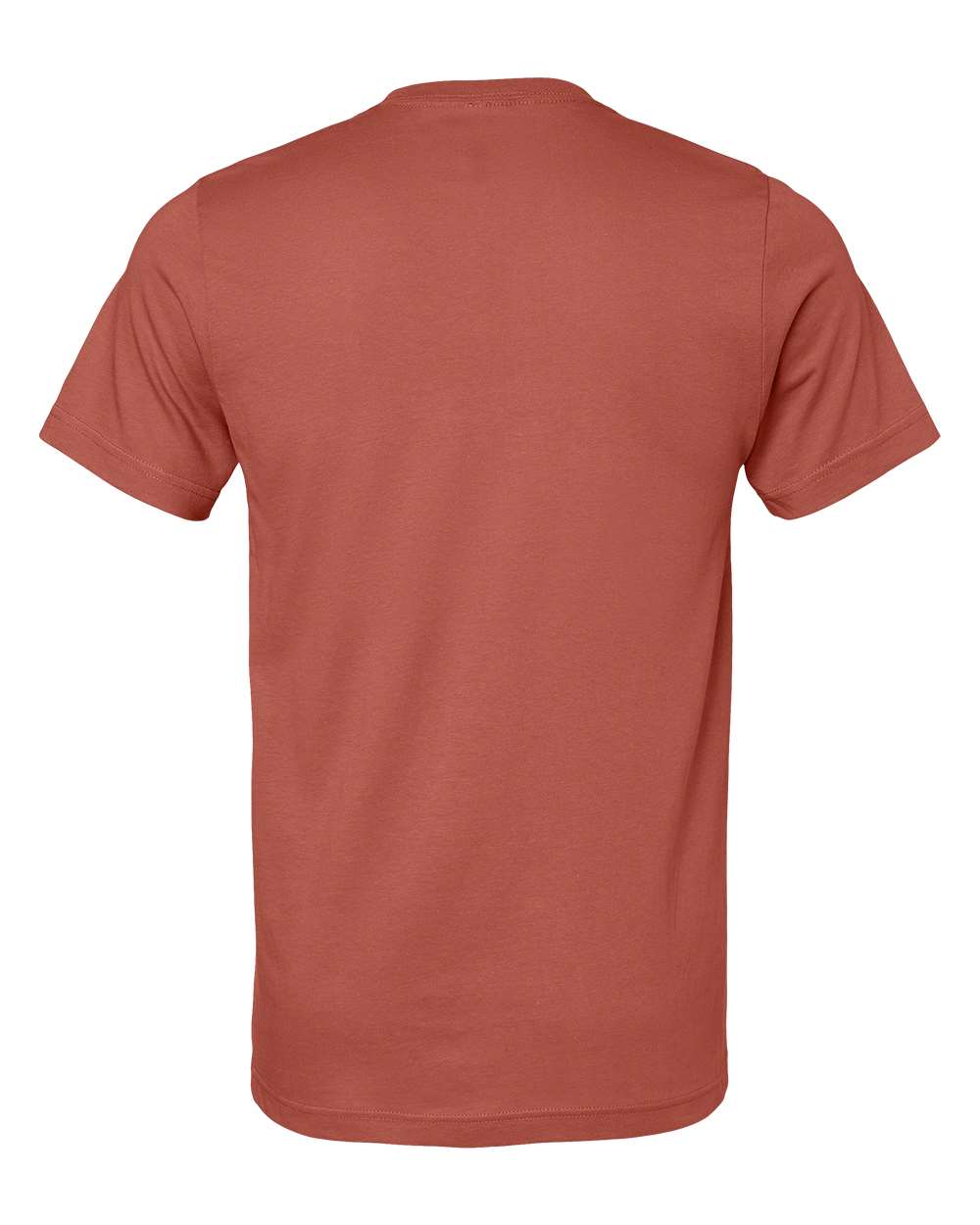 BELLA + CANVAS 3001 Jersey Tee in Clay, back