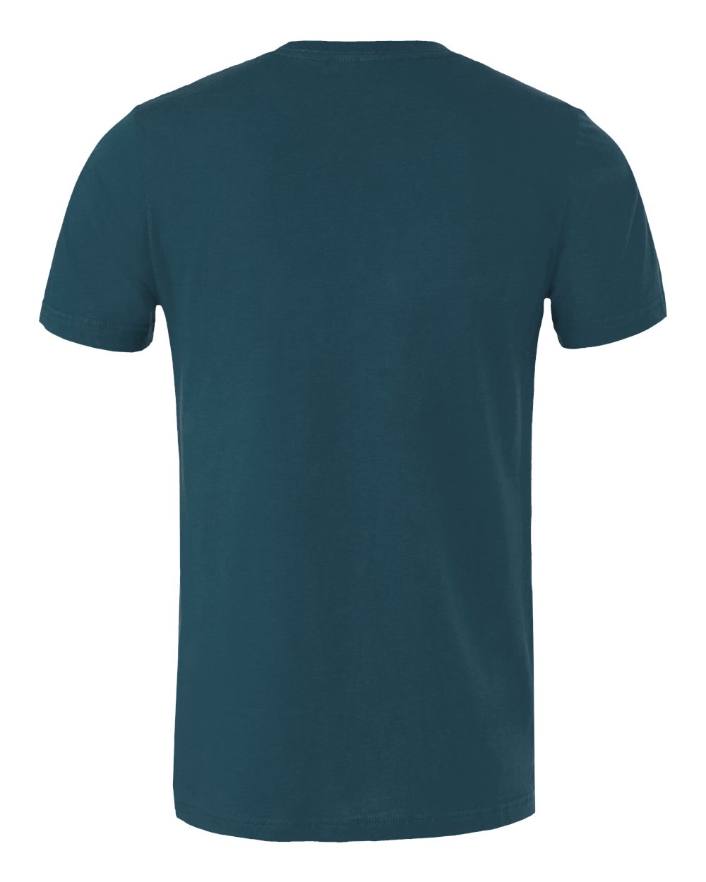 BELLA + CANVAS 3001 Jersey Tee in Deep Teal, back