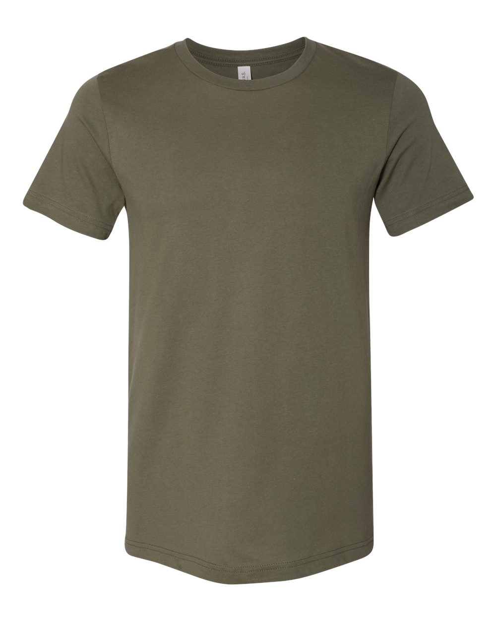 BELLA + CANVAS 3001 Jersey Tee in Military Green