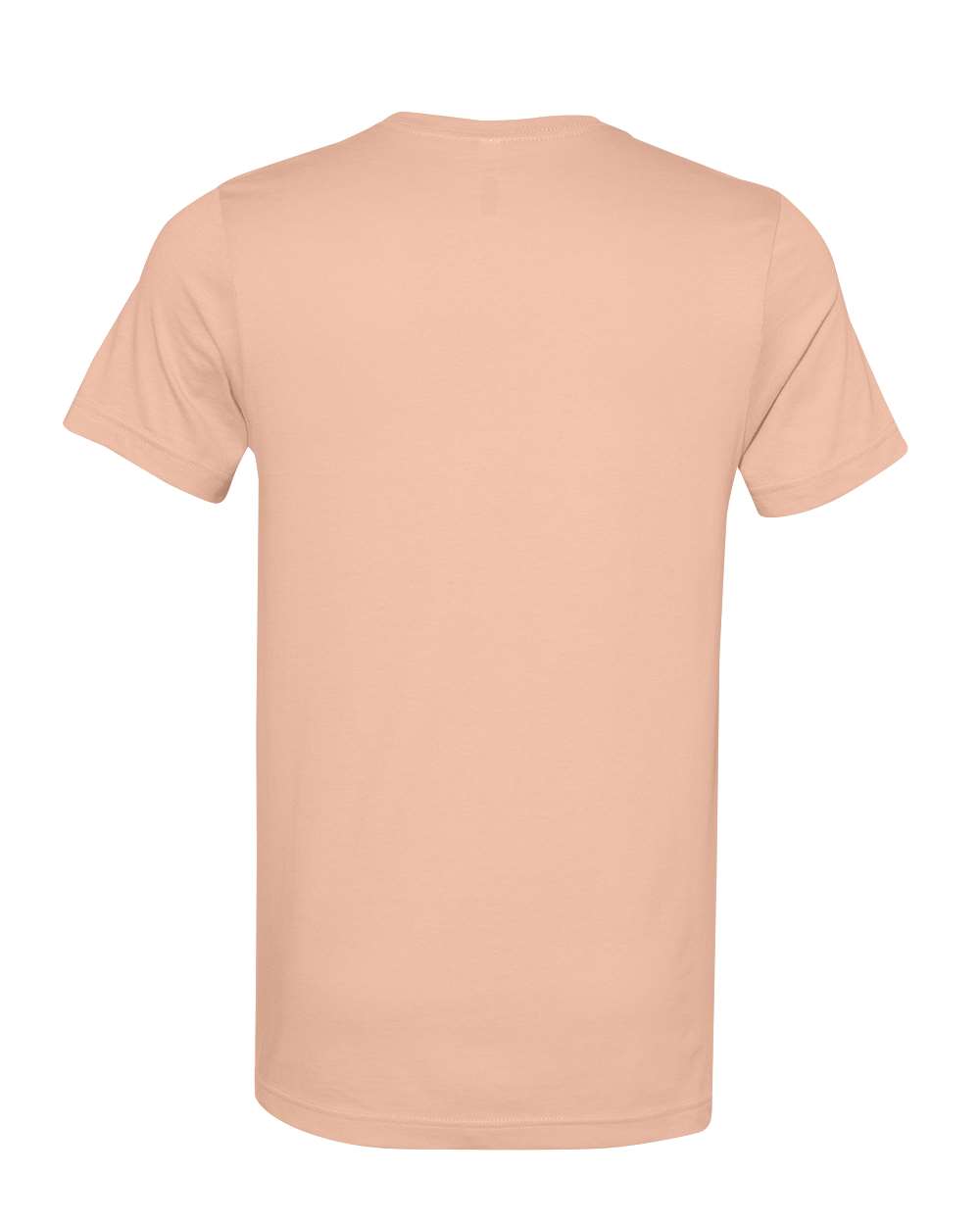 BELLA + CANVAS 3001 Jersey Tee in Peach, back