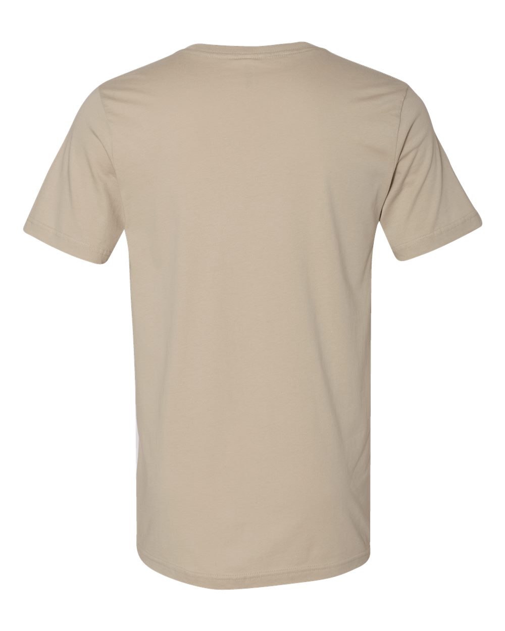 BELLA + CANVAS 3001 Jersey Tee in Tan, back