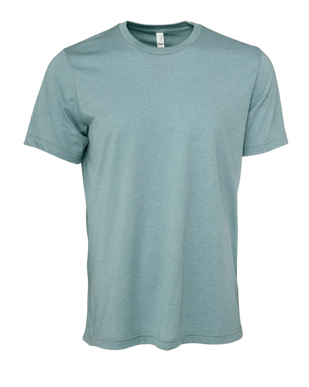BELLA + CANVAS 3001CVC CVC Jersey Tee in Heather Blue Lagoon