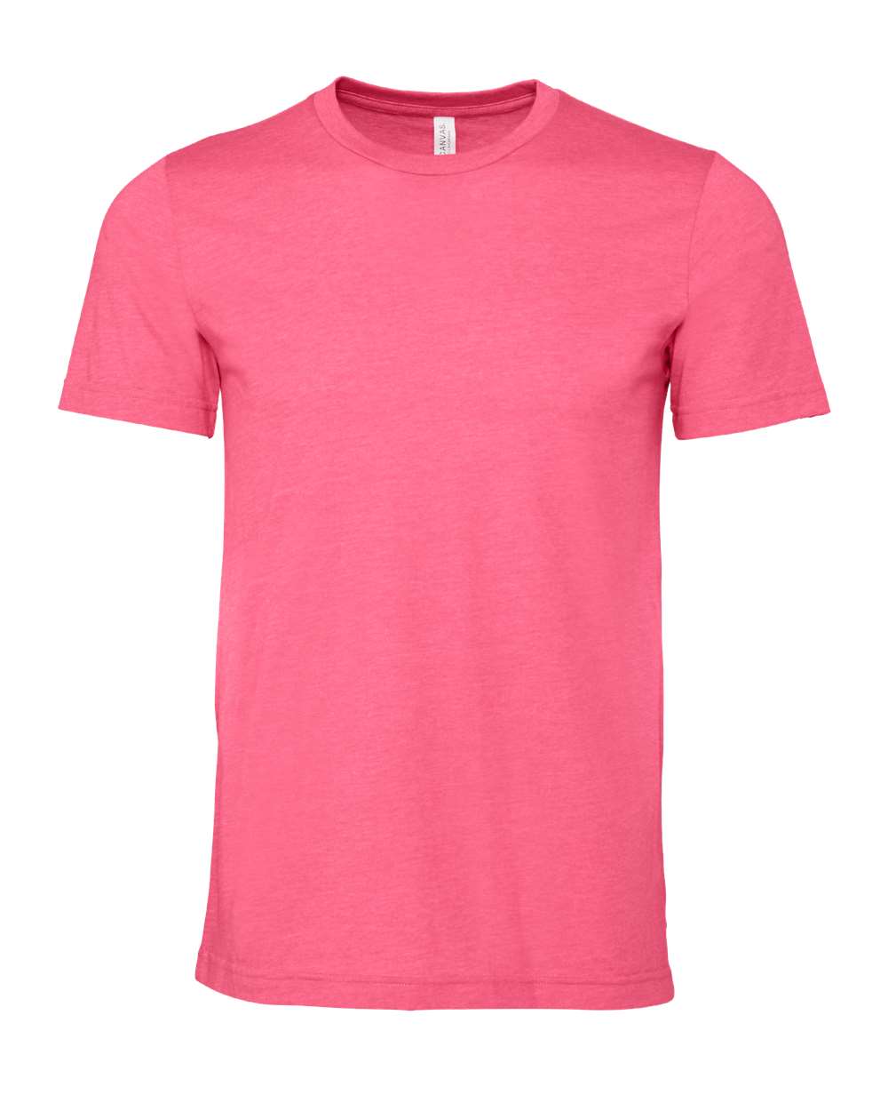 BELLA + CANVAS 3001CVC CVC Jersey Tee in Heather Charity Pink