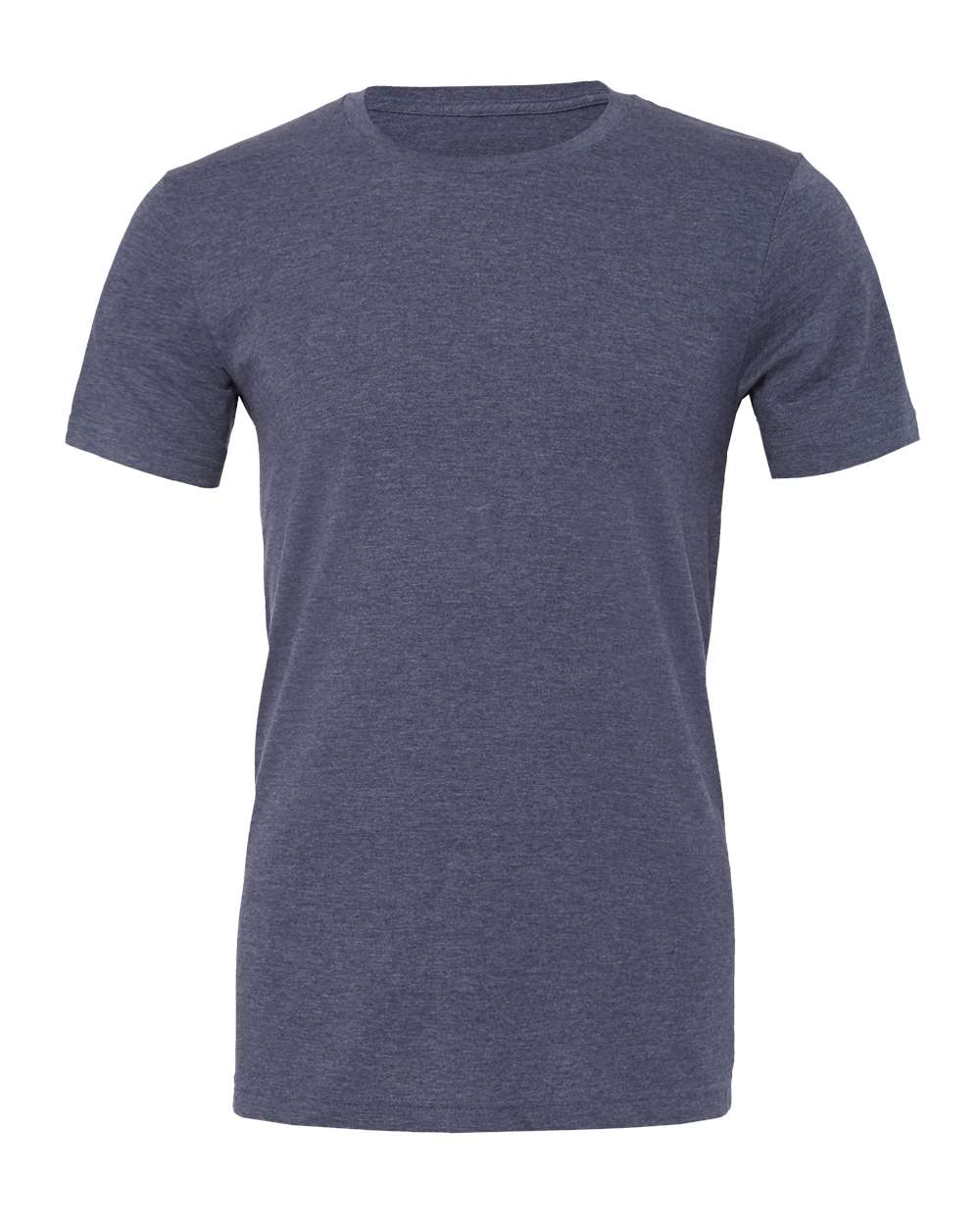 BELLA + CANVAS 3001CVC CVC Jersey Tee in Heather Navy