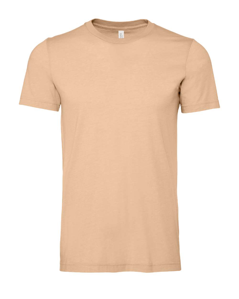 BELLA + CANVAS 3001CVC CVC Jersey Tee in Heather Sand Dune