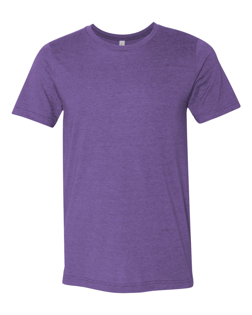 BELLA + CANVAS 3001CVC CVC Jersey Tee in Heather Team Purple