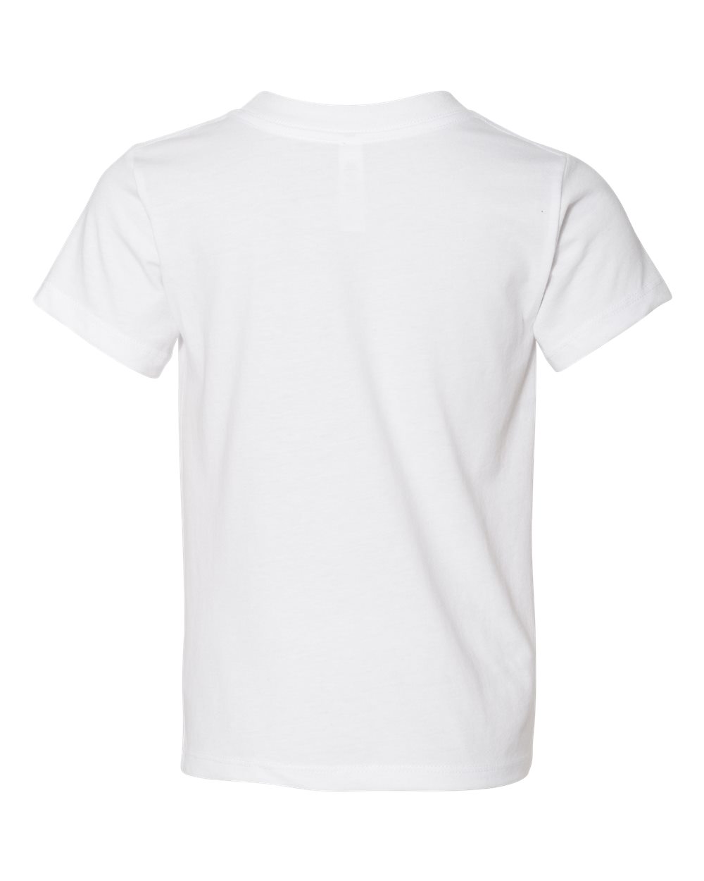 BELLA + CANVAS 3001T Toddler Jersey Tee in White, back