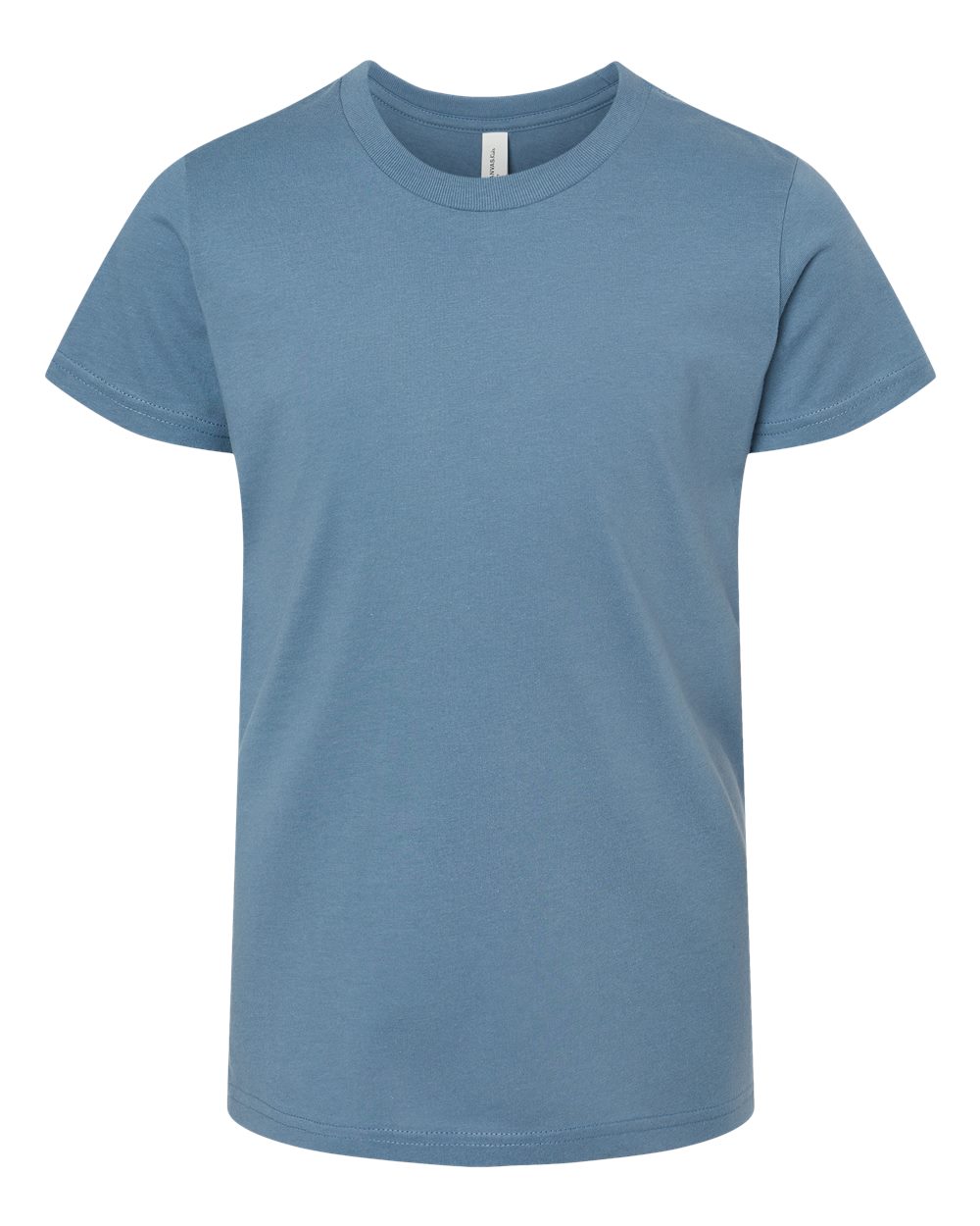 BELLA + CANVAS 3001Y Youth Jersey Tee in Steel Blue