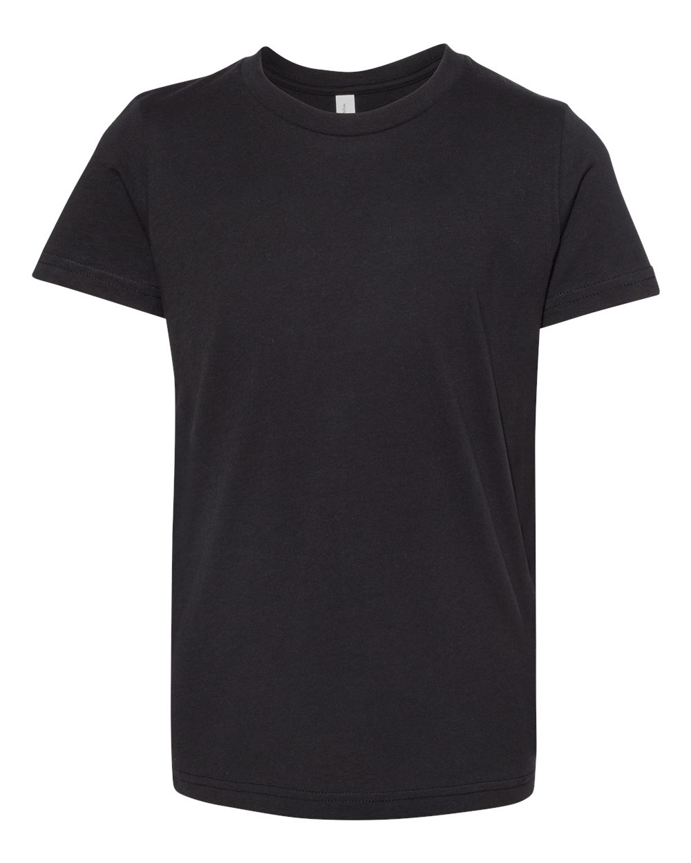 BELLA + CANVAS 3001Y Youth Jersey Tee in Vintage Black