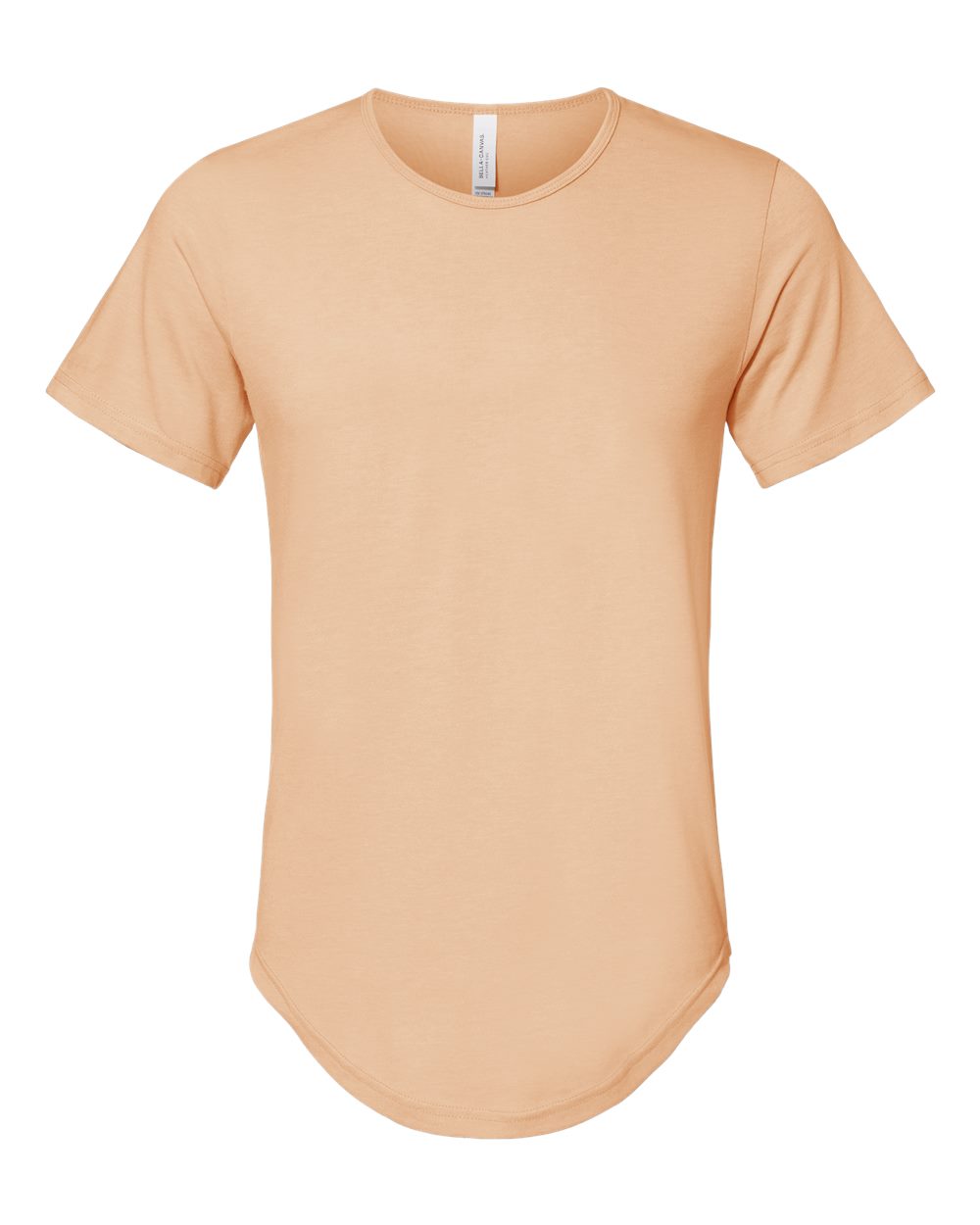 BELLA + CANVAS 3003 Men's Jersey Curved Hem Tee in Heather Sand Dune