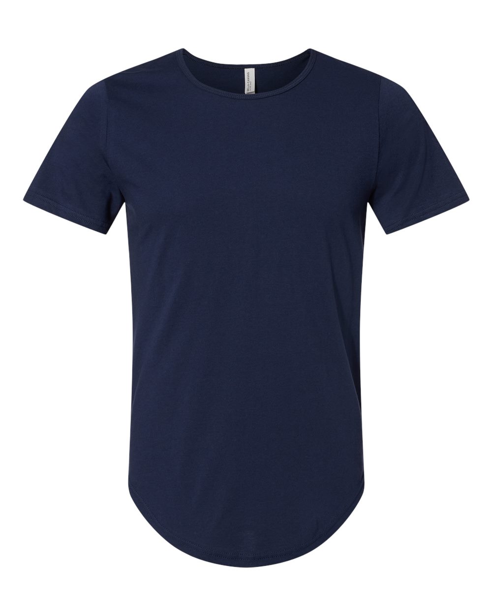 BELLA + CANVAS 3003 Men's Jersey Curved Hem Tee in Navy