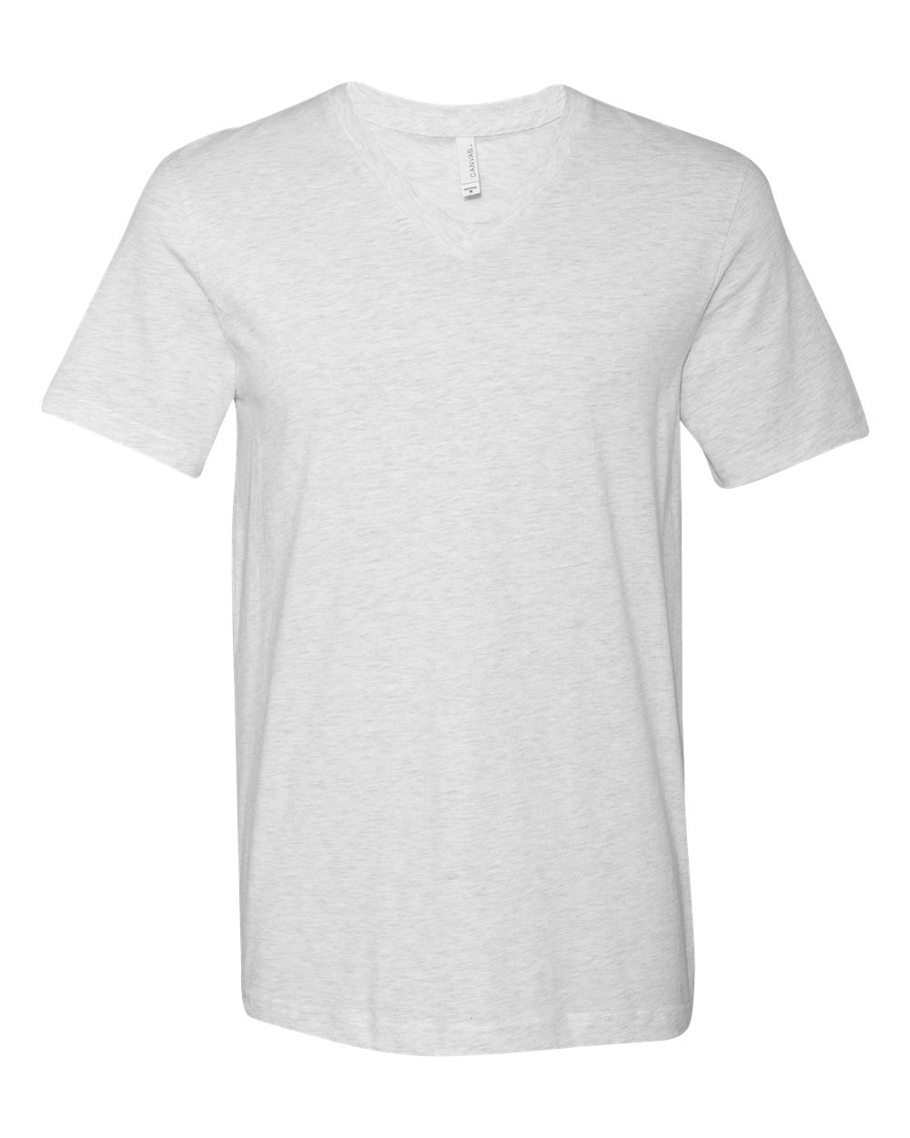BELLA + CANVAS 3005 Unisex Jersey V-Neck Tee in Ash