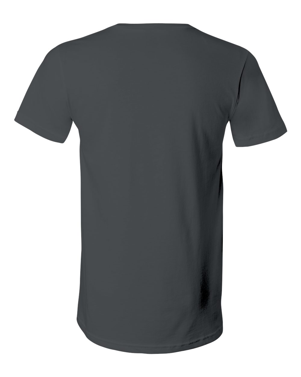 BELLA + CANVAS 3005 Unisex Jersey V-Neck Tee in Asphalt, back