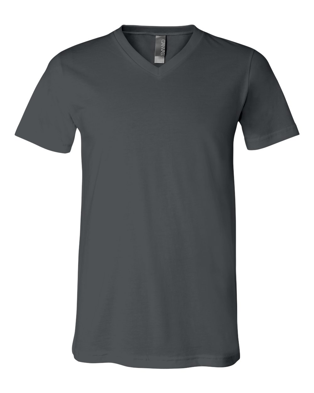 BELLA + CANVAS 3005 Unisex Jersey V-Neck Tee in Asphalt