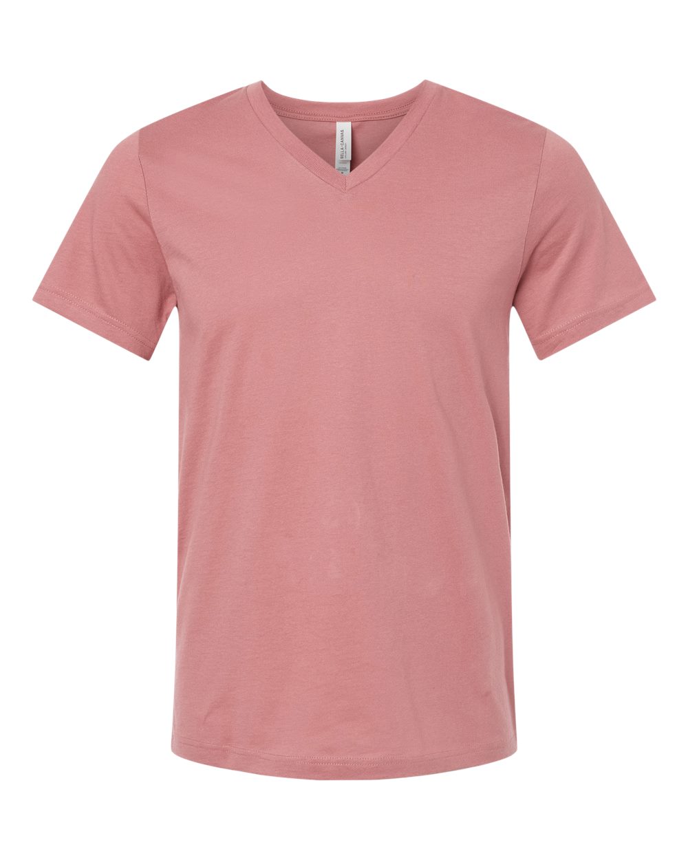 BELLA + CANVAS 3005 Unisex Jersey V-Neck Tee in Mauve