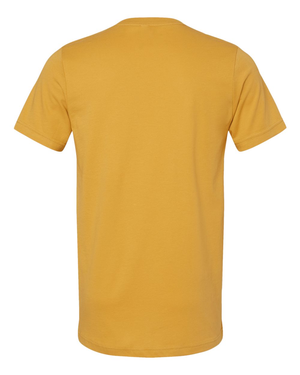 BELLA + CANVAS 3005 Unisex Jersey V-Neck Tee in Mustard, back