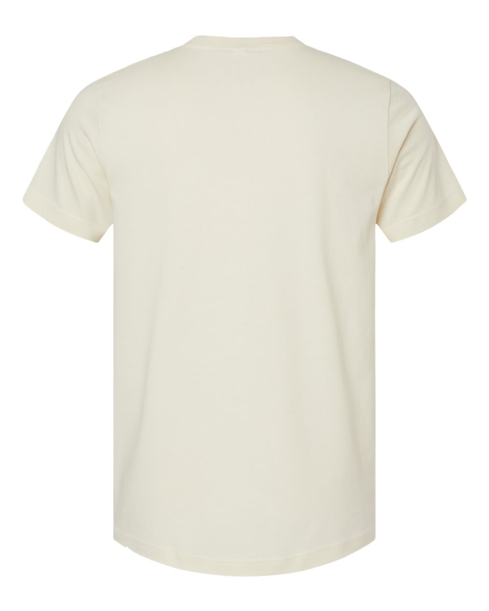 BELLA + CANVAS 3005 Unisex Jersey V-Neck Tee in Natural, back