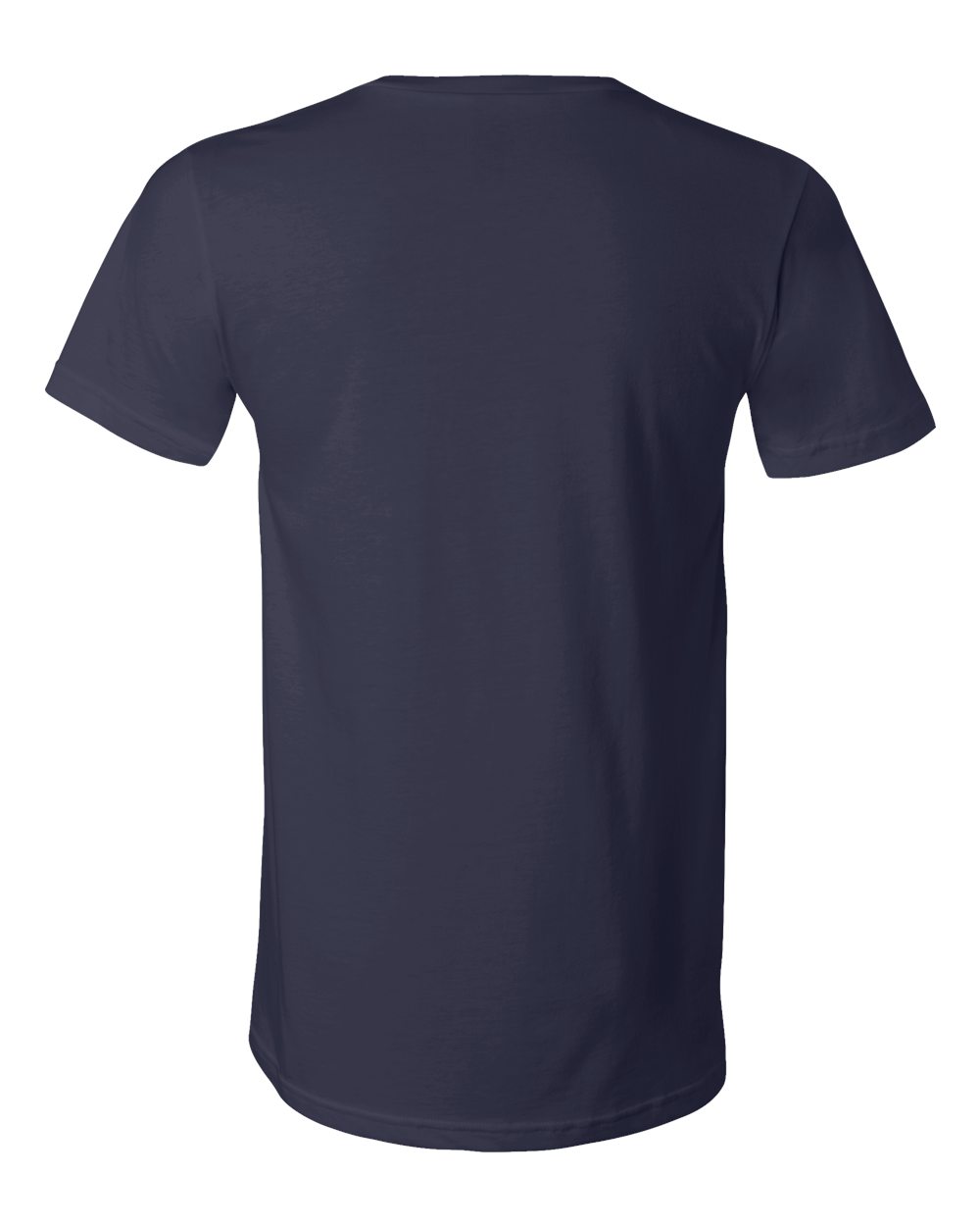 BELLA + CANVAS 3005 Unisex Jersey V-Neck Tee in Navy, back