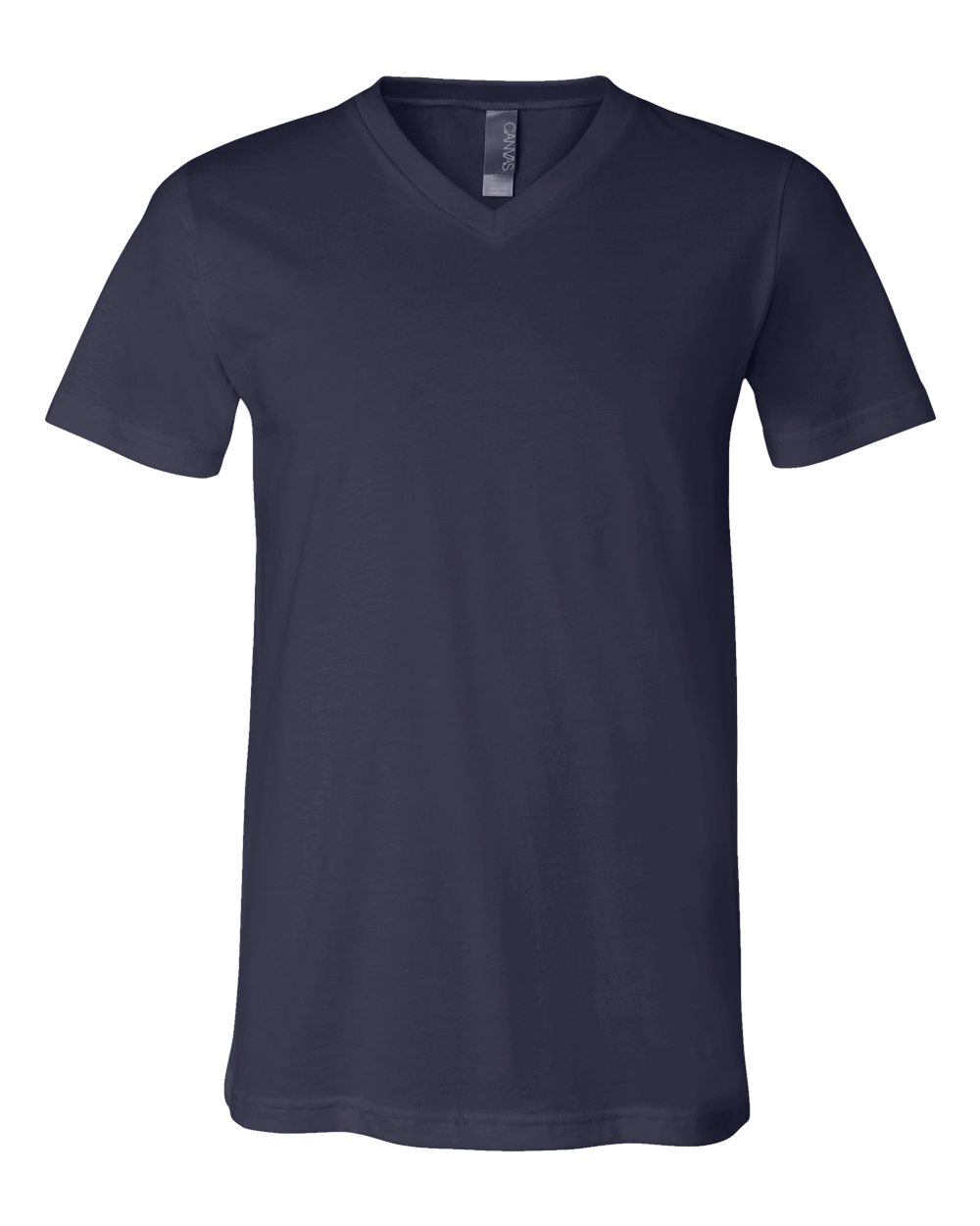 BELLA + CANVAS 3005 Unisex Jersey V-Neck Tee in Navy