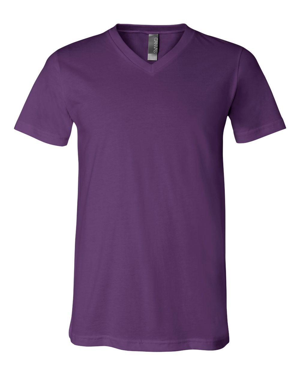 BELLA + CANVAS 3005 Unisex Jersey V-Neck Tee in Team Purple