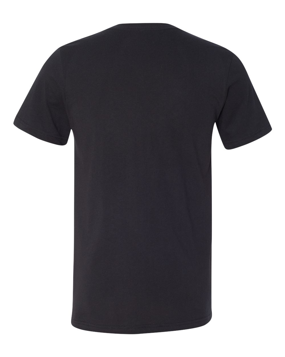 BELLA + CANVAS 3005 Unisex Jersey V-Neck Tee in Vintage Black, back