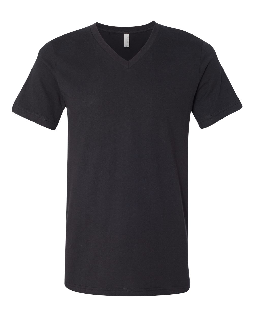 BELLA + CANVAS 3005 Unisex Jersey V-Neck Tee in Vintage Black