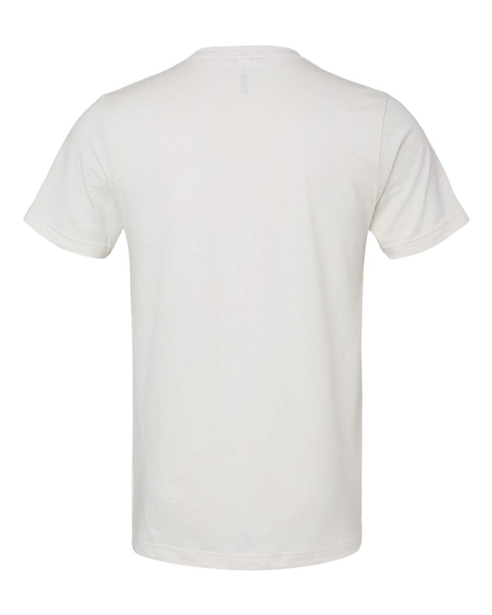 BELLA + CANVAS 3005 Unisex Jersey V-Neck Tee in Vintage White, back