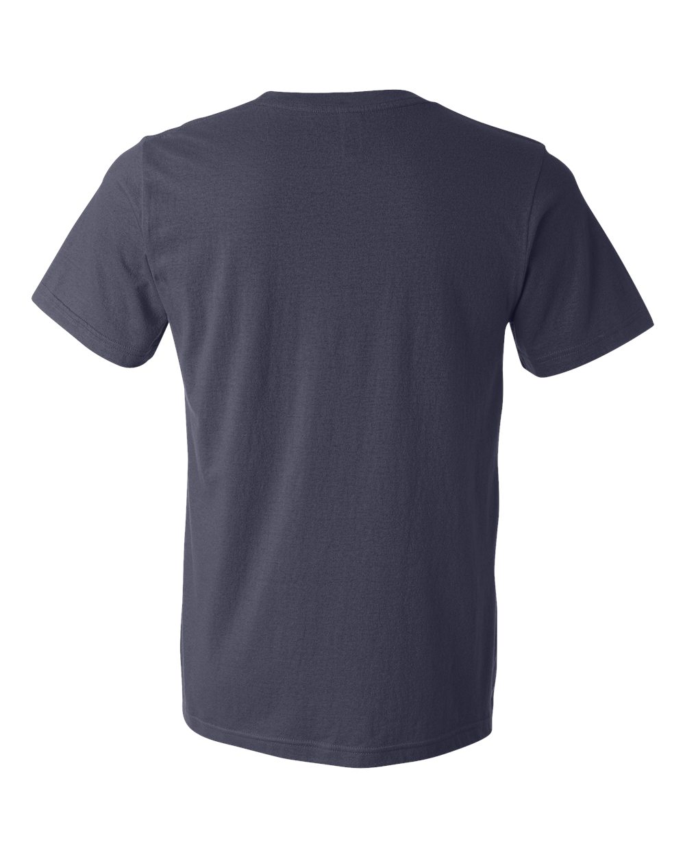 BELLA + CANVAS 3021 Men's Jersey Pocket Tee in Navy, back