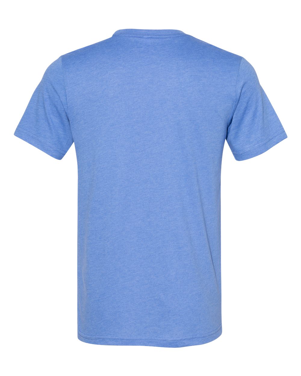 BELLA + CANVAS 3301 Unisex Sueded Tee in Heather Columbia Blue, back
