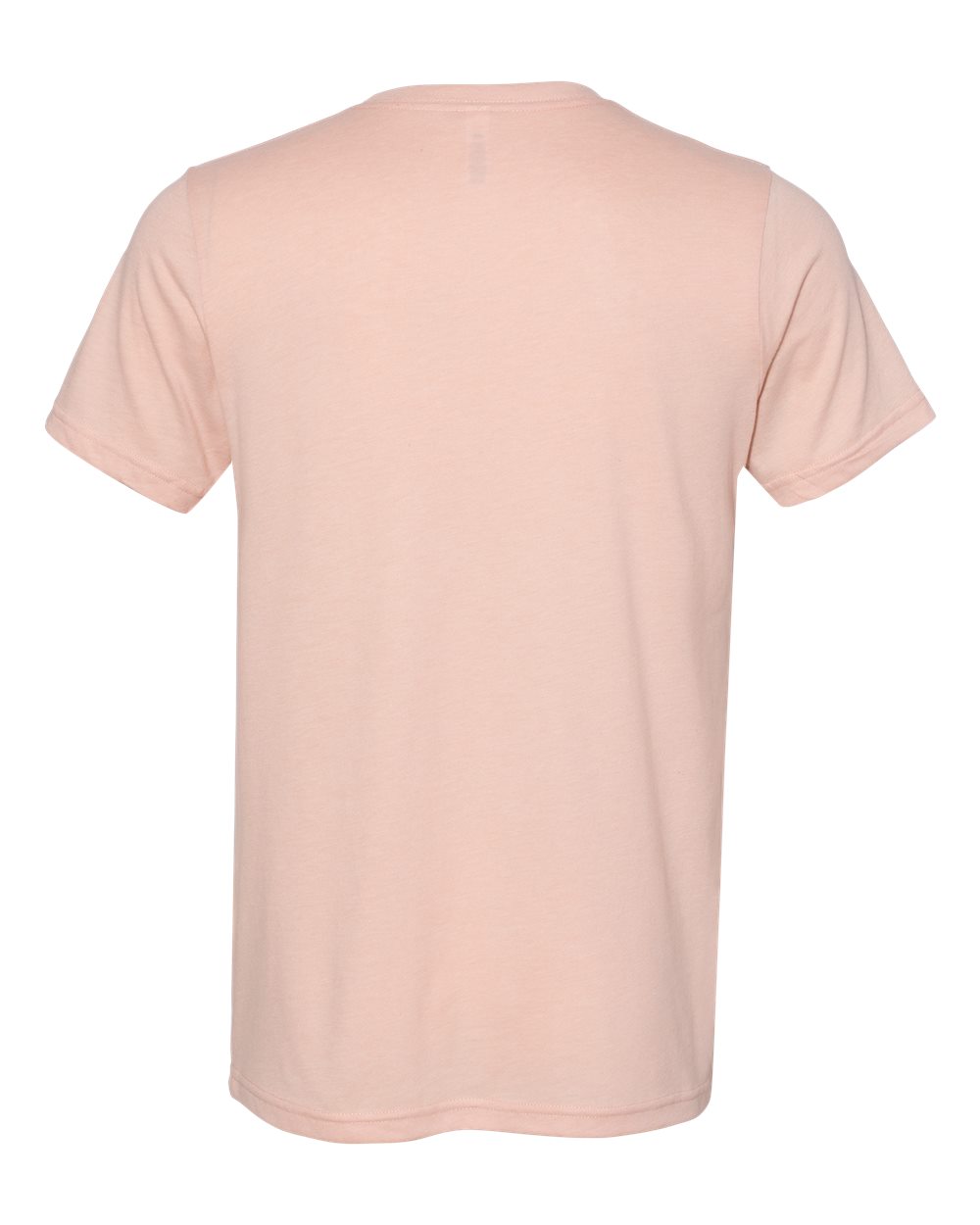 BELLA + CANVAS 3301 Unisex Sueded Tee in Heather Peach, back